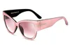 Роскошные новые модные дизайнер бренд Tom Cat Eye Sunglasses Женщины негабаритные рамки винтажные солнцезащитные очки UV400 K0106 SA35243Z