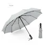 Volledig automatische paraplu's 10 fractuur vouwbare paraplu's wind en regen Dual Purpose Business Paraplu Volautomatische paraplu's DHL gratis