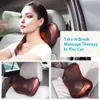 4/8 Rollers Car Home Electric Kneading Massage Pillow Cervical Shoulder Back Cervical Lumbar Neck Massager Body Relax Device C18122801