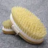 Nova pele seca corpo macio escova natural escova de banho de madeira chuveiro escova escova spa escova de corpo sem cabo tesão limpo t2i5196