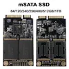 mSATA SSD 64gb 120gb 240gb 512GB mSATA SSD 1 to HDD pour ordinateur 3x5cm disque dur interne à semi-conducteurs pour ordinateur portable hp