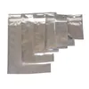 2022 Nieuwe Aluminiumfolie Doorzichtige Hersluitbare Klep Rits Plastic Retail Verpakking Verpakking Zak Zip Mylar Zak Ziplock Pakket Zakjes