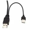 En iyi Fiyat Dayanıklı USB 2.0 Bir Erkek Mini USB B 5 Pin + USB 2.0 Bir Erkek Veri Güç Y Splitter Kablo Yüksek Kalite