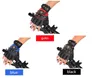 Gants d'équitation en cuir pour hommes Fitness en plein air, respiration, absorption des chocs, antidérapants VTT Sports à demi-doigts PU Glo