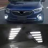 1 par LED luz corriente diurna para Opel Insignia 2017 GS 2018 Encienda fluye señal de la función amarillo 12V DRL de la lámpara