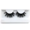 2 pares cílios de vison 3d lashes naturais longos grossos cílios artesanais Maquiagem de extensão de cabelo para os olhos