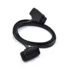 OBDII OBD2 Extender 3Pin Male Female OBDII förlängning Kabelanslutning Kompatibel OBD2 Bil Diagnostic Tools OBD II förlänger tunn nudel 60cm