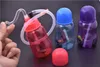 Mini-Plastikflasche Shisha Mini-Wasserbongs Ölbrennerrohre Wasserrohre Bohrinseln Bong mit 10-mm-Ölbrennerrohr Kostenloser Versand