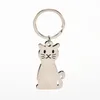 500 stks nieuwe mode creatieve model kat sleutelhanger populaire sleutelhanger metalen sleutelhanger gift SN1845