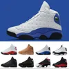 2023 13 13S أحذية كرة السلة Mens 11 GS Hyper 11s Royal Blue Bordeaux Flints Chicago Bred Wheat Olive Ivory Black Cat Men Sports 5.5-13