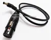 90 gradi angolato DC 5.5x2.5mm a XLR 4 pin connettore femmina cavo di prolunga per videocamera circa 60 cm / 1 pz