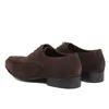 Business Casual Sapatos de Couro Homens Pontilhados Toe Formal Vestuário Arquivo Oxfords Boa Qualidade Com Caixa