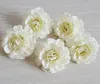 Höst azalea blomma simulering liten te ros huvud bröllop handled blomma som gör europeisk peony blomma huvud 100pcs / lot y016