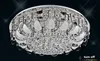 현대 간단한 럭셔리 거실 LED 샹들리에 E14 천장 램프 Dimmable Lustre 드 Cristal Fright Crystal Glass Ceiling Lamp for Foyer LLFA