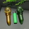 Super Skull Ghost Head Pipe en verre Bongs en verre Tuyaux de brûleur à mazout Tuyaux d'eau Plates-formes pétrolières Fumer Livraison gratuite