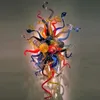 현대 무라노 램프 컬러 손으로 불어 유리 조명 이탈리아 장식 예술 조명 가정용