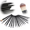 Eye Makeup Brushes Set 20pcs Professional Eyeshadow Eyes Eyebrow Lip Eyeliner Eyelashes Make up Brush Kit Cosmetic Tools