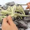 Fossile di dinosauro Scavo archeologico Dinosauro Scheletro assemblato fai-da-te, Modello giocattolo di dinosauro di simulazione, Educazione scientifica Regali fatti a mano per bambini