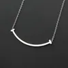 New Arrive Fashion Classic Lady 316L Titanium steel Lettering 18K Plated Gold Necklaces With Double Pendant 3 Color M Size2026602