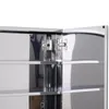 Wall Mount Storage Cabinet Mirror Double Door Stainless Steel Bathroom Cupboard8705036