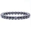 8mm Natural Natural Bead Colorido Ágata Stone Castanhas Pulseiras Para Homens e Mulheres Presente