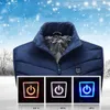 MoneRffi Mode Verwarmingsvest Wasbaar USB Opladen Verwarming Warm Vest Controle Temperatuur Outdoor Camping Wandelen Golf 2020 New295p