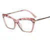 2021 Neue Katzenauge transparente Frauen039s Brille Brille Spektakel klarer Rahmen weiblicher Brillen Rahmen Fashion Myopia Nerd Brille Lens9034360
