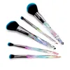 5 pièces/ensemble mode pinceau de maquillage 3D diamant poignée pinceaux de maquillage poudre ombre à paupières beauté stylos pinceaux de maquillage ensemble outil