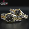 cwp CHENXI Top Marque Montre Dames Quartz-Montres Femmes Hommes Simple Cadran Lovers Quartz Mode Loisirs Montres Relogio Feminino