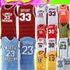 NCAA 23 Michael Jersey College Stephen 30 Curry Mens Kevin 35 Durant Bordado Basquete Jerseys Costuraram Logos