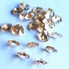 1000 pcs/lot 14mm Champagne K9 cristal verre octogone perles pour lustre prisme goutte perles cristal lustre pièces