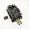Freeshipping eMMC5.0 Para USB 3.0 interface Soquete de teste eMMC 5.1 Adaptador de teste Hs200 de alta velocidade para chips eMMC