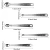5 PCS 내구성 스테인레스 스틸 도구 측정 숟가락 식기 액세서리 소스 홈 측정 숟가락 부엌 비늘 베이킹 SCOOP BH2457 CY
