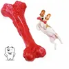 1 Uds. De juguetes para mascotas, hueso de Color carne mezclado, palo Molar para perros tolerante a mordeduras, juguete para masticar de goma Molar para perros grandes