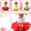 Mignon chien Tutu jupe vêtements robe de mariée jupe été luxe princesse Pet fruits vêtements pour Chihuahua Yorkie petit chien XS-XXL