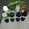 Mehrfarbiger Cartoon-Glasblasenkopf-Glaskonverter Großhandel Bongs Ölbrennerrohre Wasserpfeifen Glasrohr Bohrinseln Rauchen