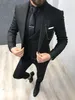 グリーングリームTuxedos新郎の結婚式のパーティーディナーメンズ最新のコートパンツデザインベストパンツデザインベストマンスーツ（ジャケット+パンツ+ネクタイ）