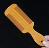 Tawny Encryption Children Double-Sided Comb Yellow Lice Grate Comb Handle bi shu Two-sided Comb Dandruff hair care brush