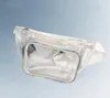 50pcs DHL TALIST BAG KOBIETA MĘŻCZYZNA UNISEX PVC Clear Fanny Packs