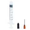 3mlシリンジ1インチ14g-27gプラスチック混合サイズ鈍い先端充填針の総パックを分配する