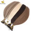 Tisse des paquets de trame de cheveux humains vierges attachés à la main HairWeave de haute qualité 8 pièces un paquet (120 grammes) 1224 pouces #60 couleur platine