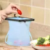 Foldable Silicone Food Preservation Bag Reusable Sealing Storage Container Food Fresh Bags Vegetables Bags DLH177