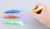 Geschenke billiges Plastik Mini bunten Flash-Gyro Rotated leuchtende LED-Licht-Feder kreativer Multifunktions Kinder Hand Spinner zappeln Spielzeug Stift