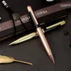 metal ballpoint pen rotating engraved plating ballpoint pen business advertising gift