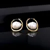 Personalizado Novo Moda Top Irregular Freshwater Pearl Brincos Brincos De Casamento Nupcial Presentes De Aniversário dos Namorados Para As Mulheres