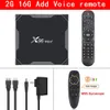 X96 Max+ Smart TV BOX Android 9.0 Amlogic S905X3 Quad Core 4GB 64GB 2.4G&5GHz Wifi Bluetooth 1000M 8K Set top box with Voice Remote Control