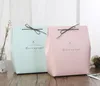 DIY Paper Candy Box Pink and Green Gift Bag Cookie Candy Boxes for Wedding Birthday Party Baby Shower