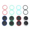 Dual Color Silicone Gummi Thumb Stick Cover för Nintend Switch Joy-Con Controller Joystick Cap Grips DHL FedEx EMS Free Ship