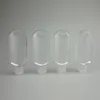 50ml sanitizer flaska resa plast klara nyckelring flaskor med krok bärbar mpty squeeze containers flip cap slumpmässig färgkrok cca12255