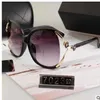 Lunettes de soleil en gros-Fashion Brand Designer Channel lunettes de soleil monture de cadre surdimensionné pour femmes 858 femmes lunettes de soleil avec paquet
